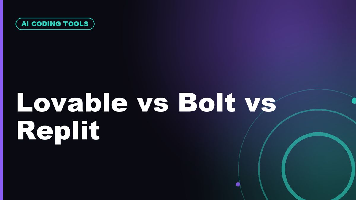 Lovable vs Bolt vs Replit: The Fastest Path to an MVP