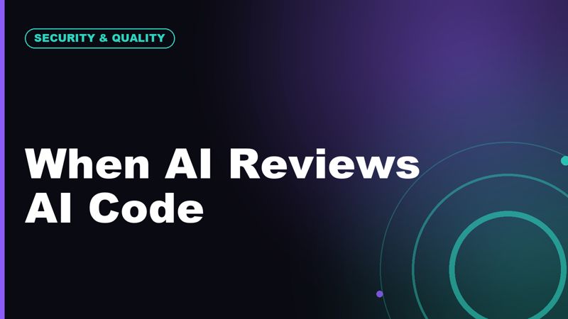 Agentic Code Review: When AI Checks AI and the Human Decides