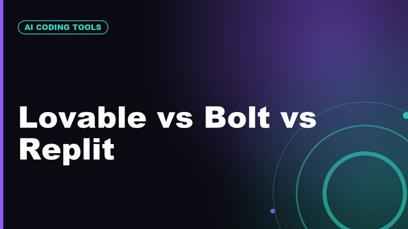 Lovable vs Bolt vs Replit: The Fastest Path to an MVP